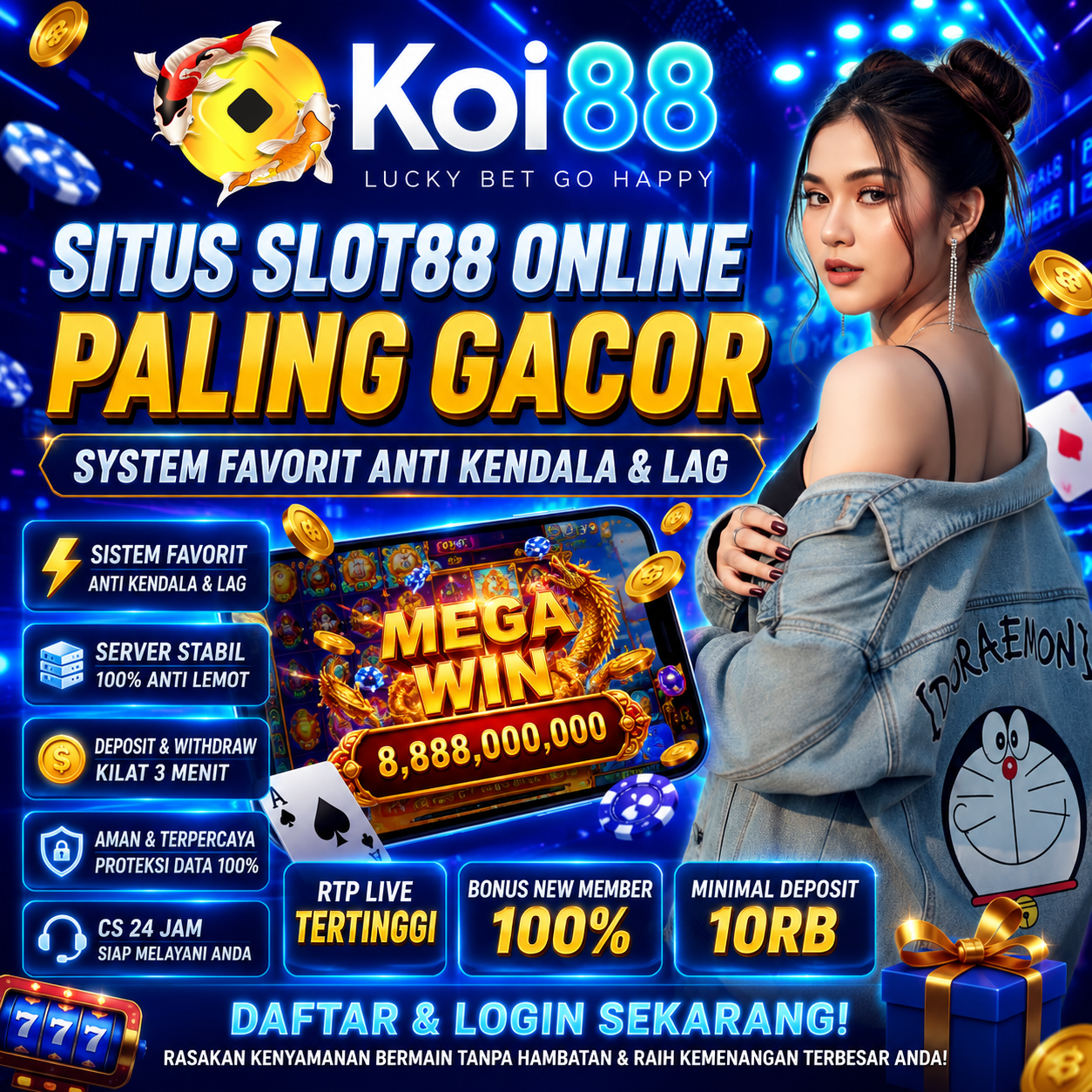 KOI88: Situs Slot88 Online Paling Gacor System Favorit Anti Kendala Dan Lag